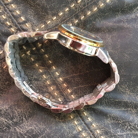 LIGE 1853 dream watch 42mm blue burst dial day date wristwatch NWOT - Picture 4 of 10